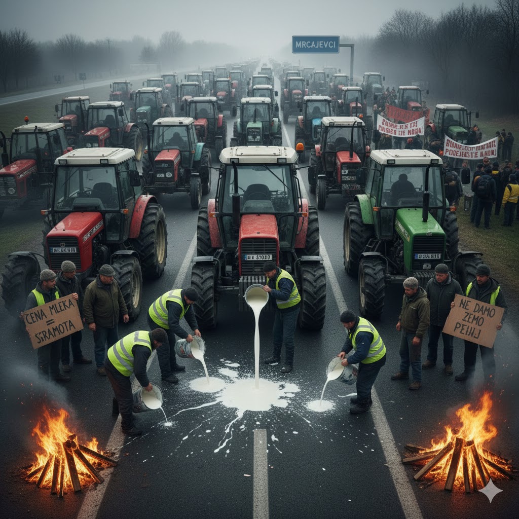 ALARM U SRPSKOM AGRARU: Zašto mlekari i paori blokiraju Srbiju?